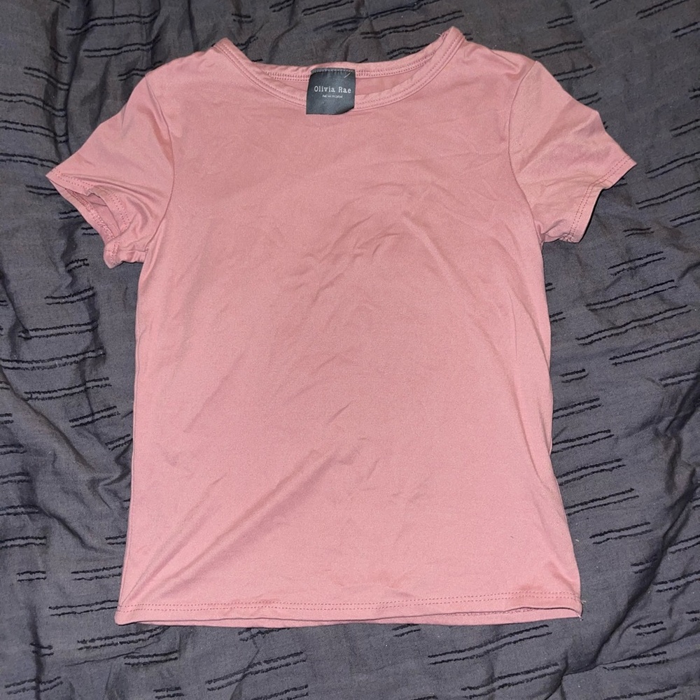Pink crop top